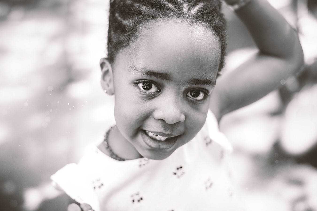 girl with big smile